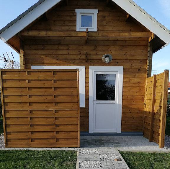 Chalet pour 2 personnes, avec jardin