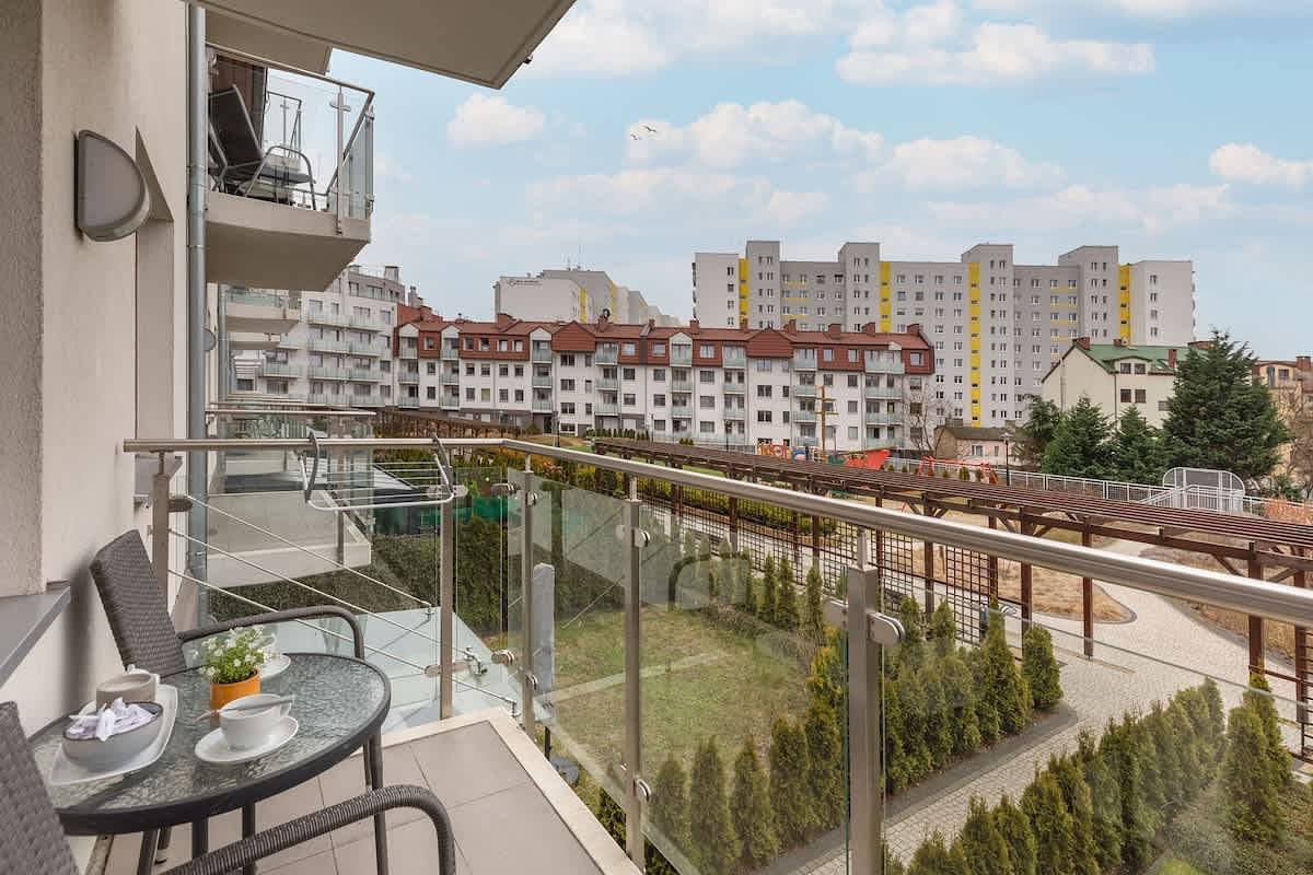 Cały apartament, Modern Apartment | Balcony and Proximity to Park in Świnoujście, Zalew Szczeciński