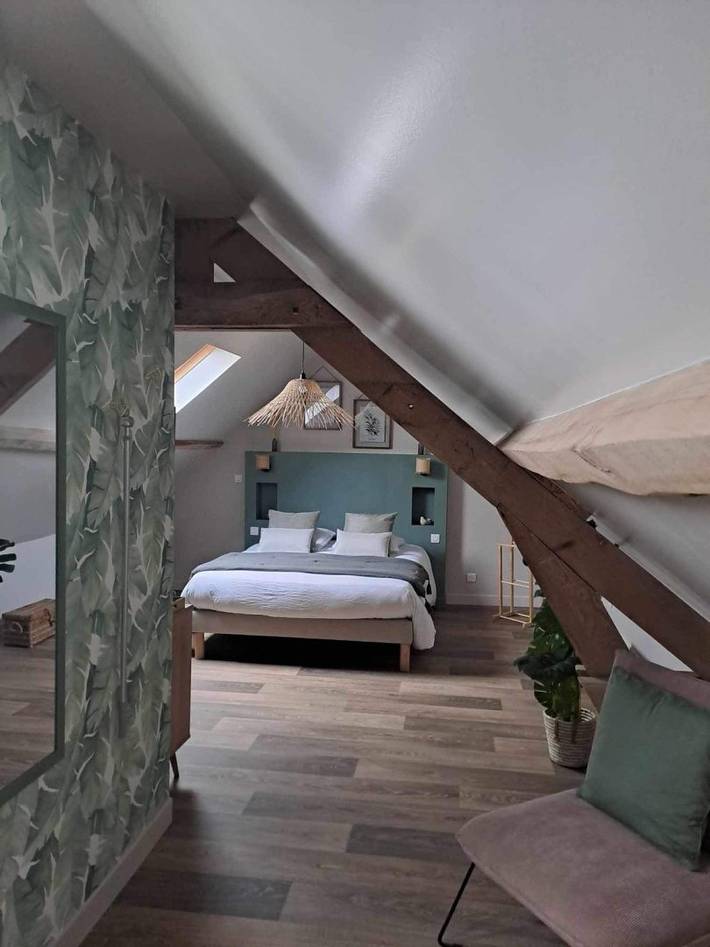 Chambre d’hôte pour 2 personnes, avec Jardin dans Nesles