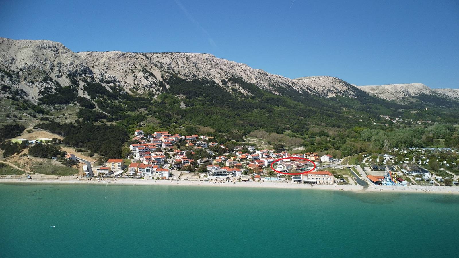 Ganze Wohnung, Studio Apartment Judik - strandnah, ohne Balkon in Zarok, Baska