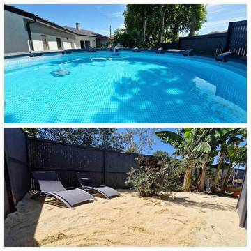 Cottage pour 8 personnes, avec jardin et piscine à Léguevin