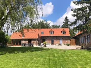Location de vacances pour 9 personnes, avec jardin et vue dans Saint-Jans-Cappel