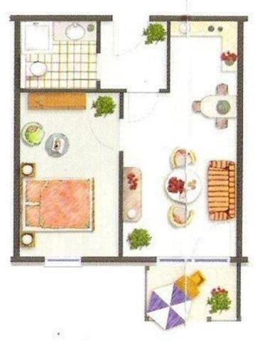Ferienwohnung für 4 Personen, mit Balkon und Sauna in Mecklenburg-Vorpommern - 2