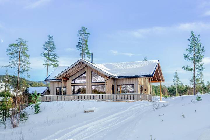 Villa für 8 Personen, mit Terrasse und Sauna sowie Garten in Norwegen