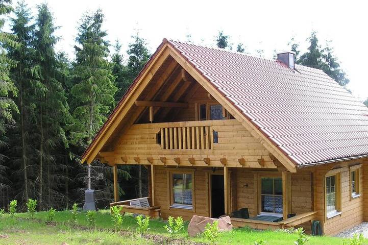Ferienhaus für 6 Personen, mit Garten und Balkon, mit Haustier im Pfälzer Wald