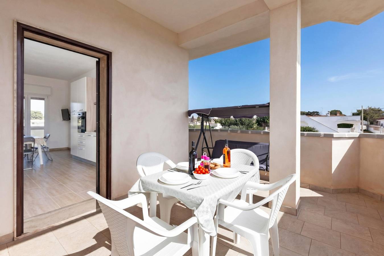 Appartement entier, Le Bianche Apt 3 - terrace near the Sea in Manduria, Golfe de Tarente