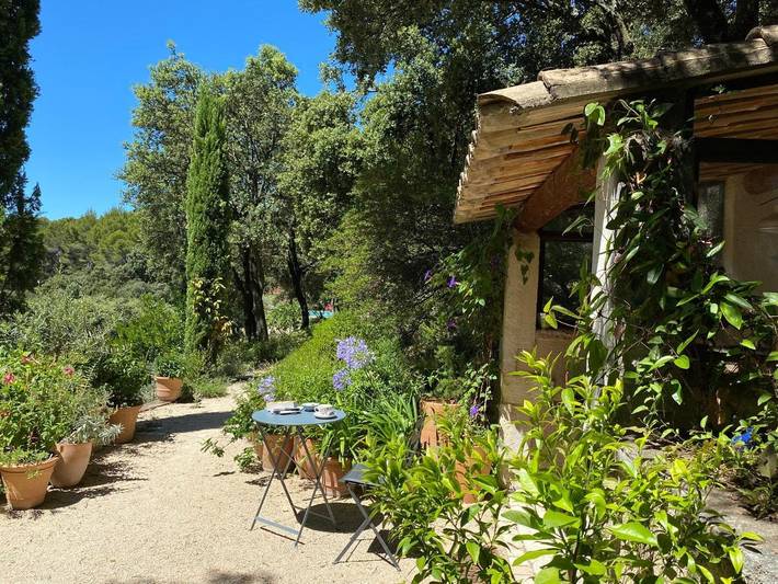 Maison d’hôte pour 2 personnes, avec piscine ainsi que jardin et vue, animaux acceptés à Vaison-la-Romaine - 4