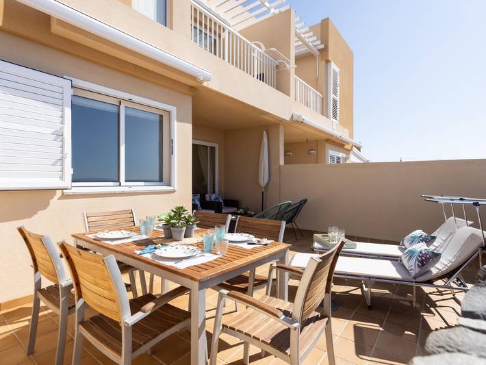 Gîte pour 4 personnes, avec piscine et terrasse ainsi que vue sur l’océan et bassin pour enfant à Porís de Abona - 4