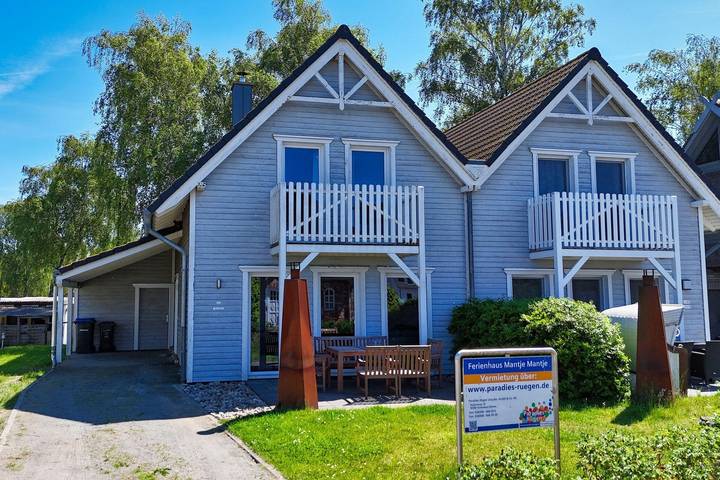 Ferienhaus für 6 Personen, mit Balkon und Terrasse sowie Garten und Sauna in Gager