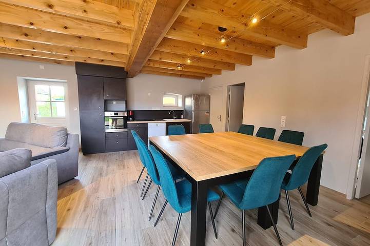 Maison de vacances pour 20 personnes, avec jardin