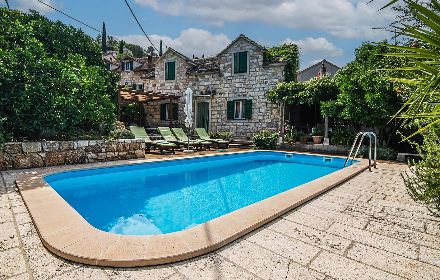 Ferienhaus für 6 Personen mit Ausblick in Postira, Brac