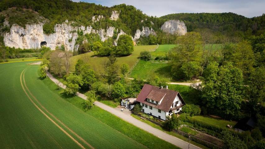 Ferienwohnung für 4 Personen, mit Ausblick und Balkon sowie Sauna