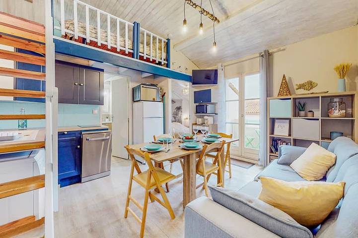 Appartement de vacances pour 6 personnes, avec balcon, animaux acceptés