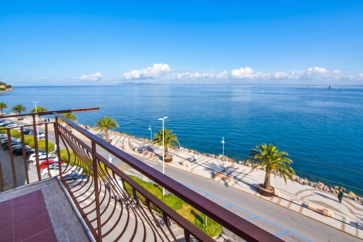 Ganze Wohnung, Wohnung mit Balkon in Porto Santo Stefano 89 m² Meerblick in Porto Santo Stefano, Monte Argentario