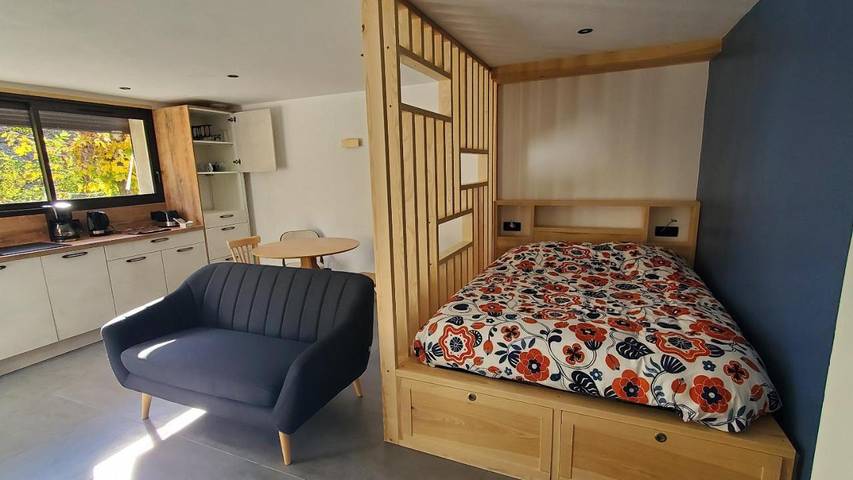 Maison de vacances pour 6 personnes, avec Balcon ainsi que Terrasse et Vue