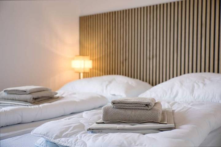 Ferienhaus für 4 Personen, mit Garten und Sauna sowie Terrasse und Whirlpool, mit Haustier im Lausitzer Seenland - 3