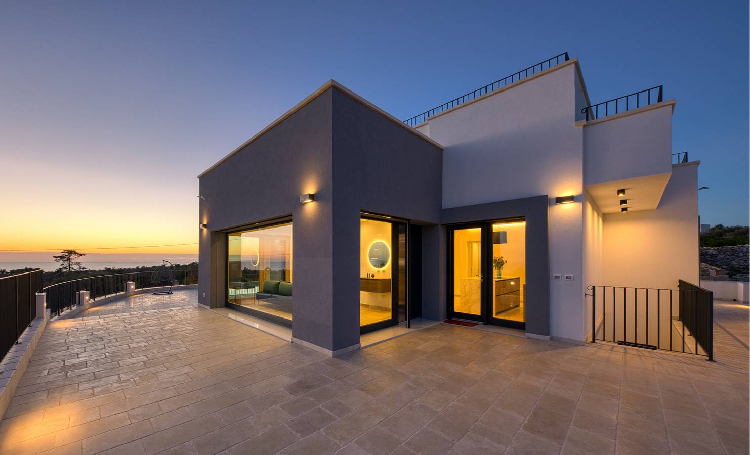 Magnifica villa con piscina riscaldata, vista 270° in Castrignano del Capo, Golfo di Taranto