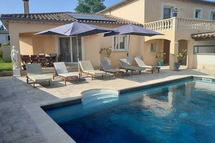 Maison de vacances pour 8 personnes, avec jacuzzi et jardin