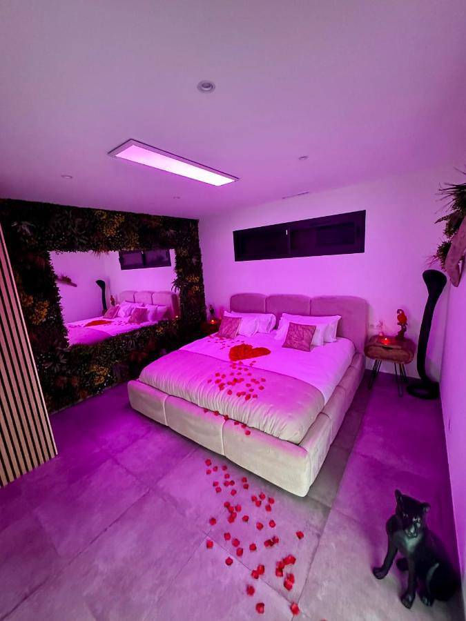 Suite Romantique Reve d Amazonie option espace Spa complet en supplément in Les Mages, Parc national des Cévennes