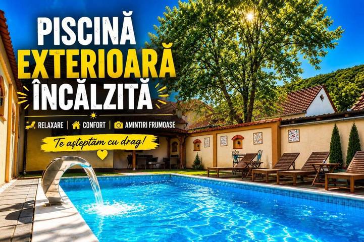 Maison d’hôte pour 4 personnes, avec piscine ainsi que vue et jardin dans Mureș