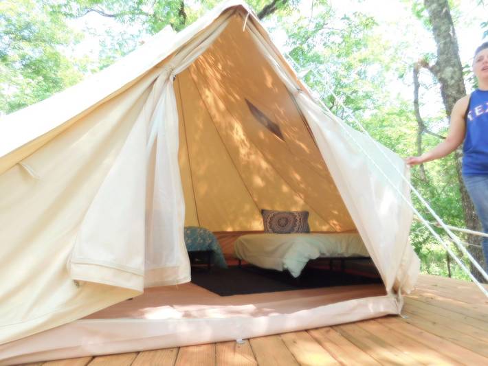 Camping for 4 people, with terrace in Oklahoma