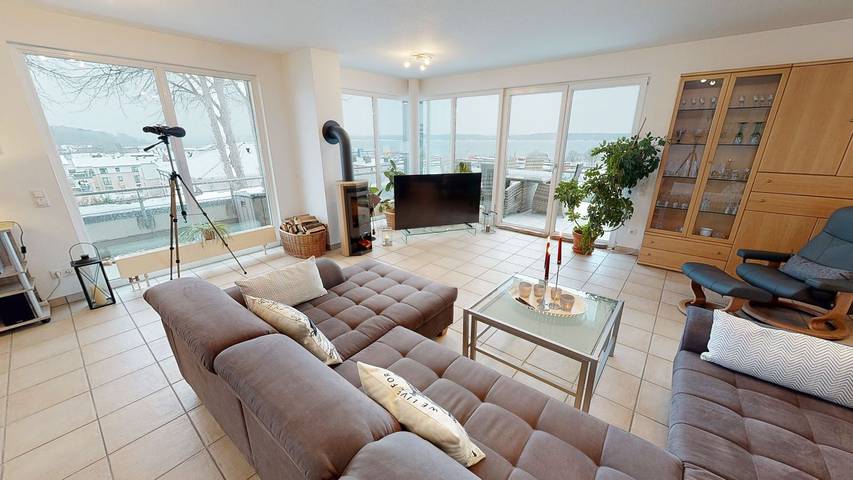 Ferienwohnung für 6 Personen, mit Balkon und Terrasse sowie Sauna in Kieler Förde