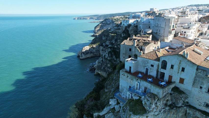 Gîte pour 4 personnes, avec terrasse et vue à Peschici