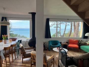 Gîte pour 8 personnes, avec terrasse ainsi que jardin et vue à Saint-Martin-en-Campagne