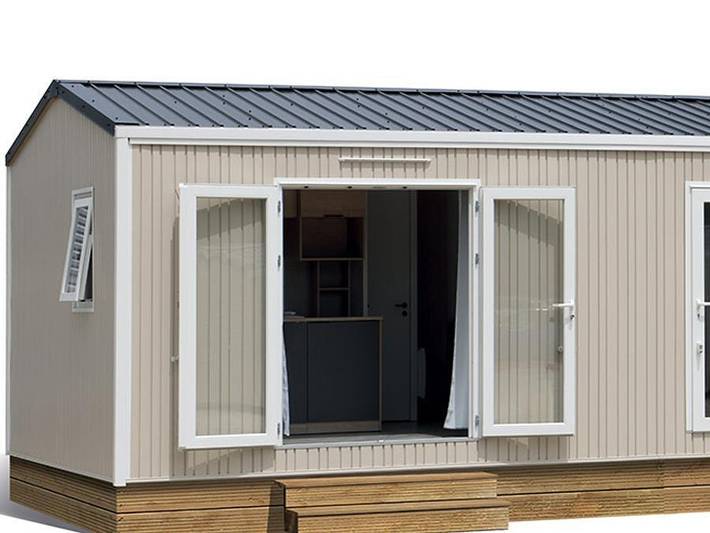 Camping La Sinope - Mobilheim 4 personen - Mobilheim Confort 2 Zimmer in Quinéville, Cherbourg und Umgebung