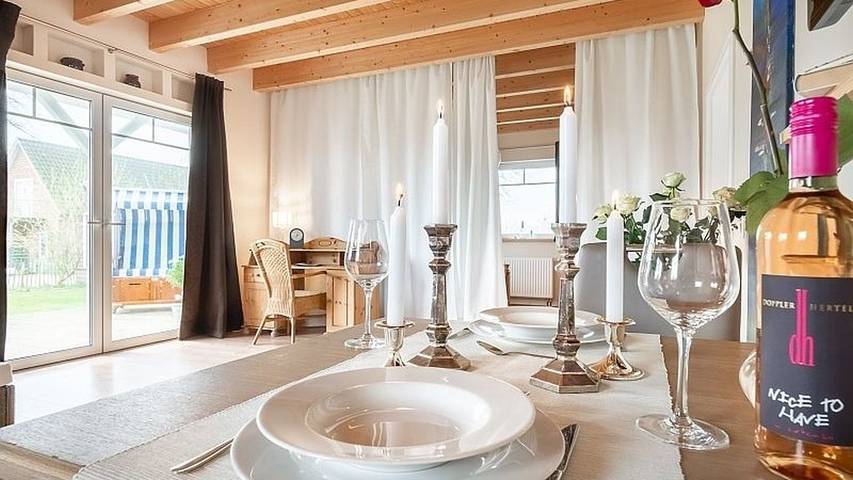 Ferienwohnung für 2 Personen, mit Garten und Sauna, mit Haustier in Langholz