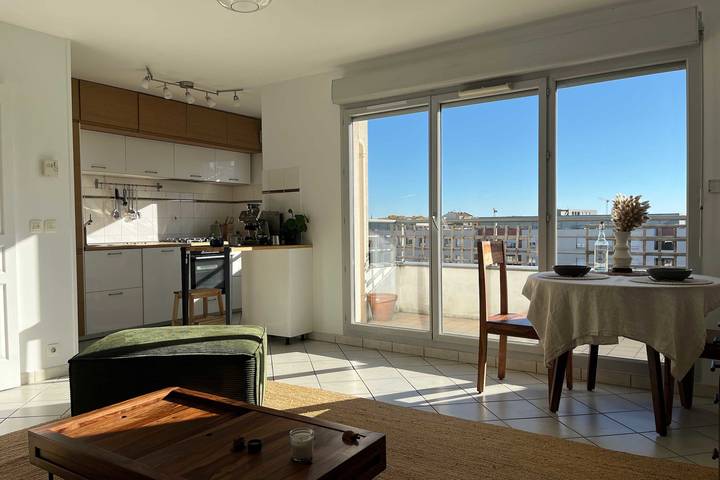 Gîte pour 4 personnes, avec balcon dans Parc de la Tête d'Or - 4