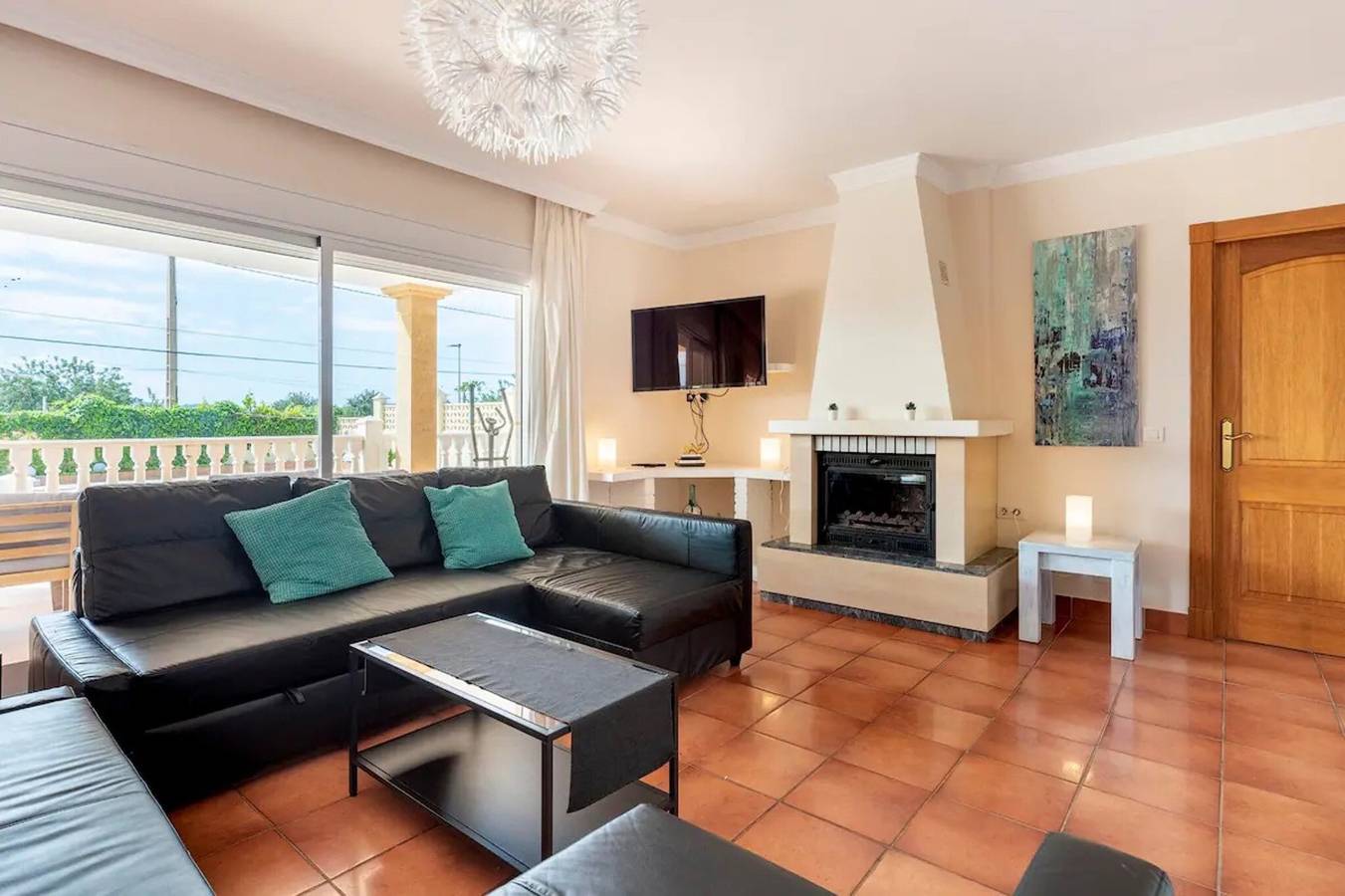 Villa 'Can Pedra Junto A Playa Den Bossa' with Sea View, Wi-Fi and Air Conditioning in Sant Jordi de ses Salines, Sant Josep de sa Talaia