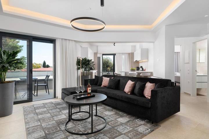 Vakantieappartement voor 4 personen, met uitzicht en terras in Rhodos Stad