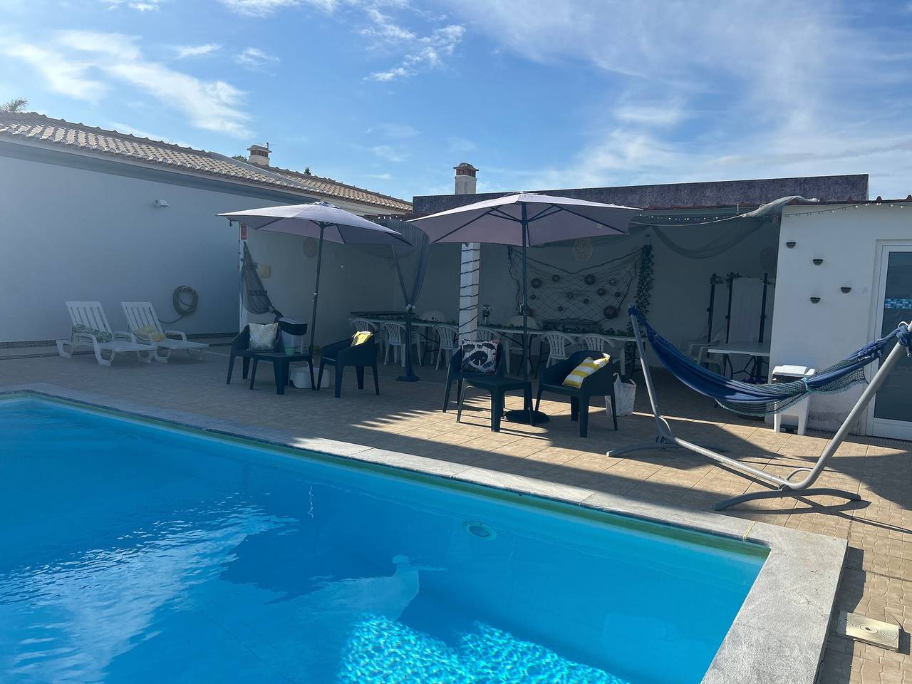 Bungalow 'Quinta Simão' mit Gemeinschaftspool, Wi-Fi und Klimaanlage in Halbinsel von Setúbal
