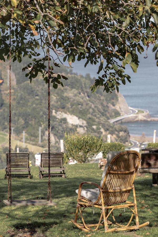 Maison de campagne pour 3 personnes, avec Terrasse ainsi que Jardin et Vue à Deba