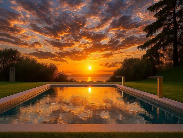 Hotel per 4 persone, con sauna e panorama nonché piscina e giardino - 1