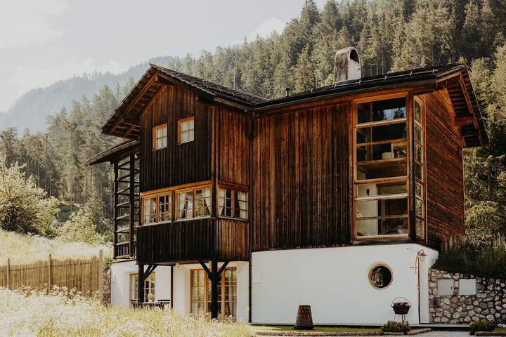 Chalet voor 7 personen, with Balkon and Whirlpool as well as Tuin in de Dolomieten