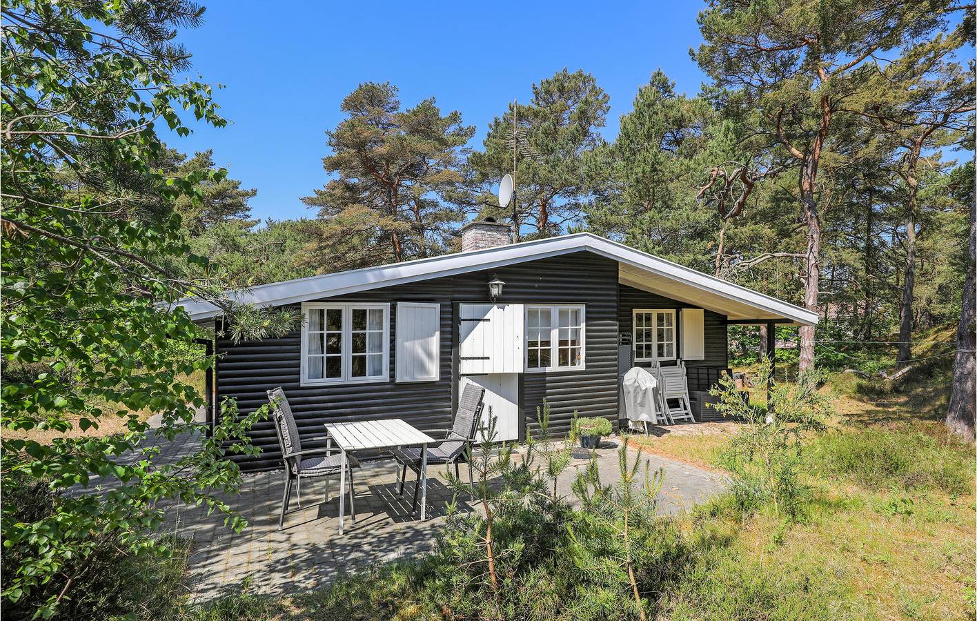 Ferienhaus für 4 Personen mit Terrasse in Balka Strand, Bornholm