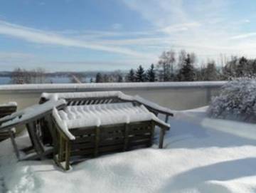 Ferienwohnung für 2 Personen, mit Seeblick und Terrasse sowie Ausblick am Starnberger See