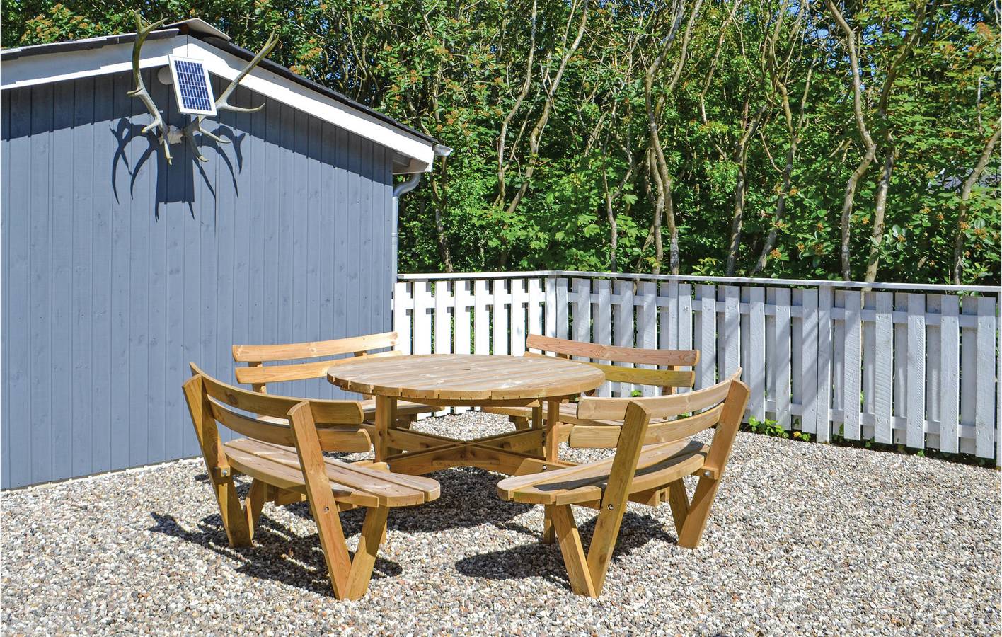 Ferienhaus für 6 Personen mit Terrasse in Bork Havn, Ringkøbing Fjord