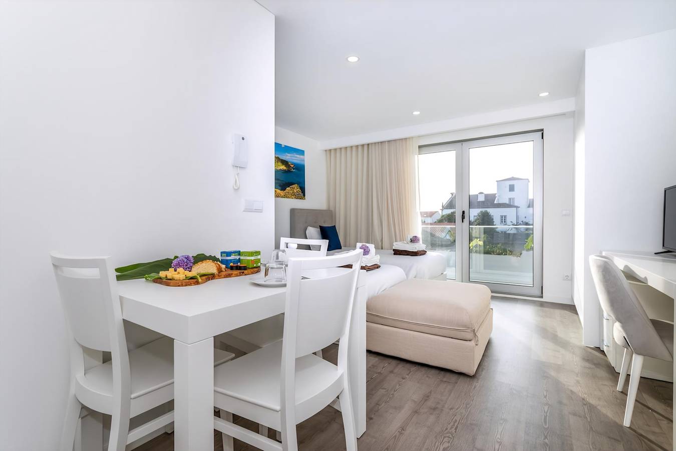 Gehele studio, Studio voor 2 personen met balkon in São Miguel Island, Ponta Delgada