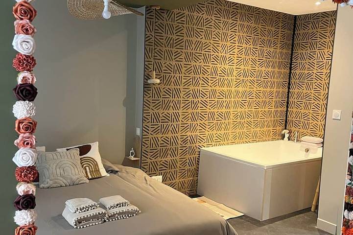 Gîte pour 2 personnes, avec terrasse et jacuzzi à Bourg-lès-Valence - 2