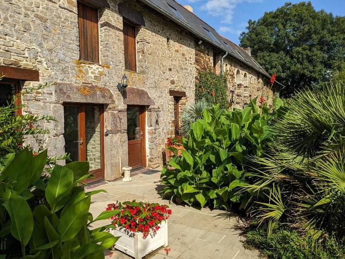 Chambre d’hôte pour 2 personnes, avec Terrasse et Jardin ainsi que Piscine et Vue à Guichen