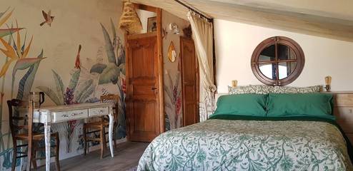 Chambre d’hôte pour 2 personnes, avec vue ainsi que jardin et piscine à Cléon-d'Andran
