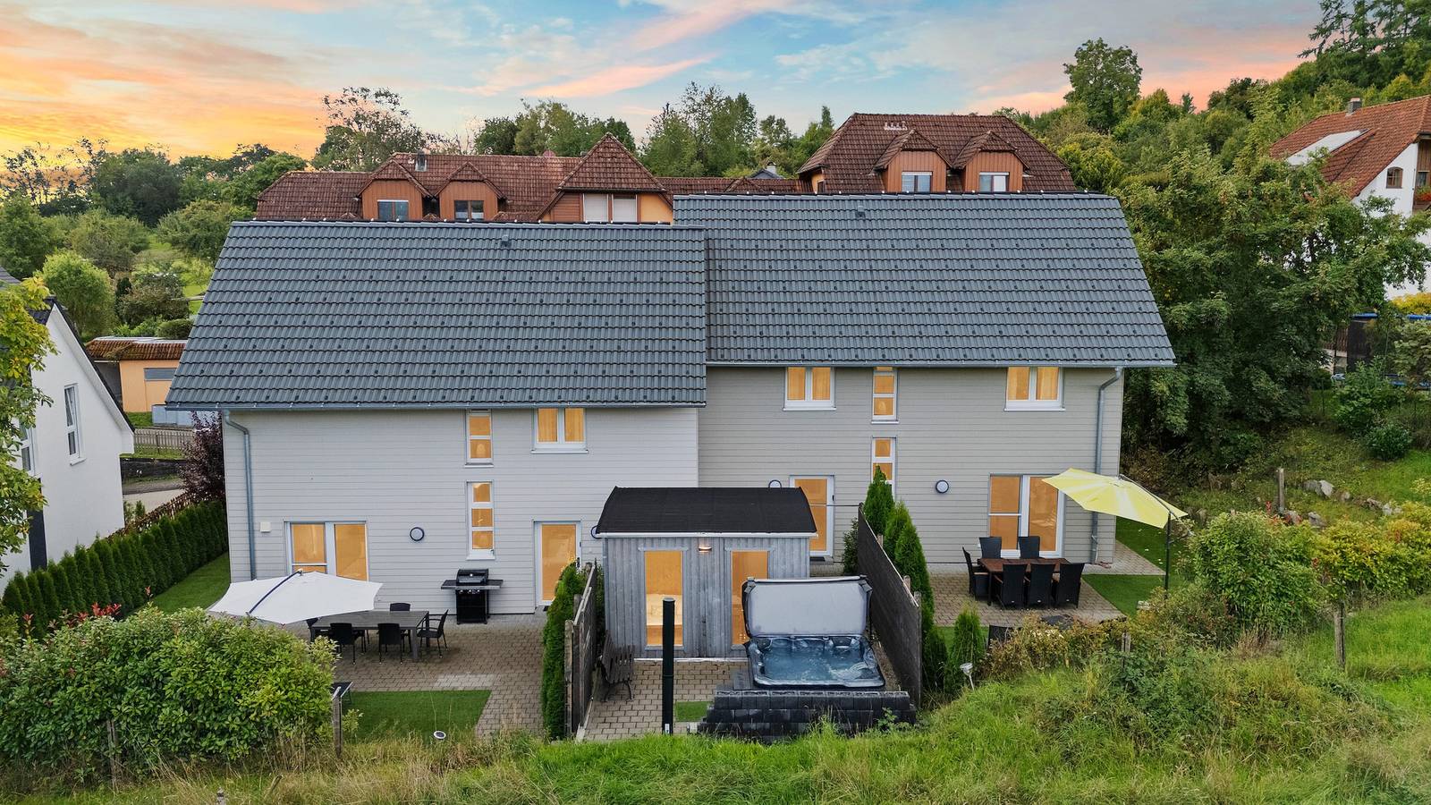 Ferienhaushälfte Feriendomizil für bis zu 6 Personen, mit Pool und Sauna  in Freudenstadt, Mittlerer Schwarzwald