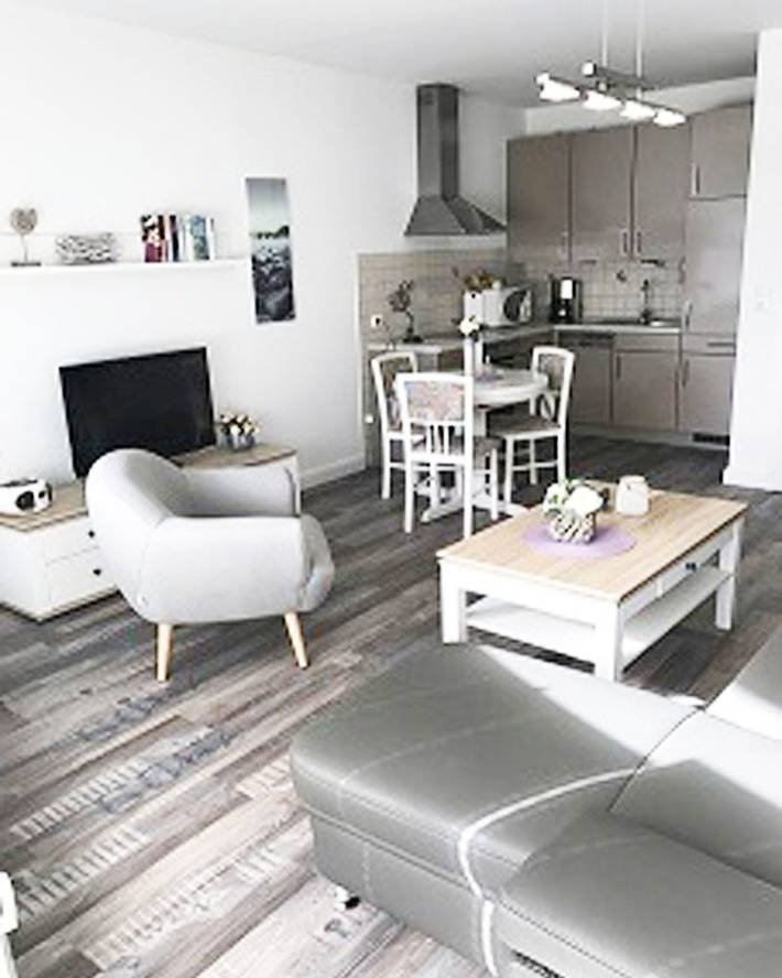 Ganze Ferienwohnung, Strandresidenz Rosengarten - 2-Raum-Fewo in Hafen Büsum, Büsum