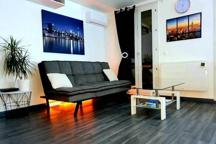 Appartement de vacances pour 4 personnes, avec Balcon ainsi que Terrasse et Vue