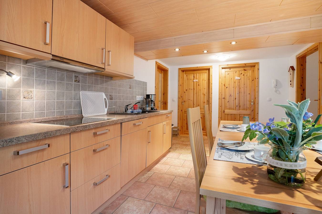Ganze Wohnung, Ferienwohnung 'Wohnung Volksgut' mit Bergblick, privater Terrasse und Wlan in Bad Gottleuba-Berggießhübel, Elbsandsteingebirge