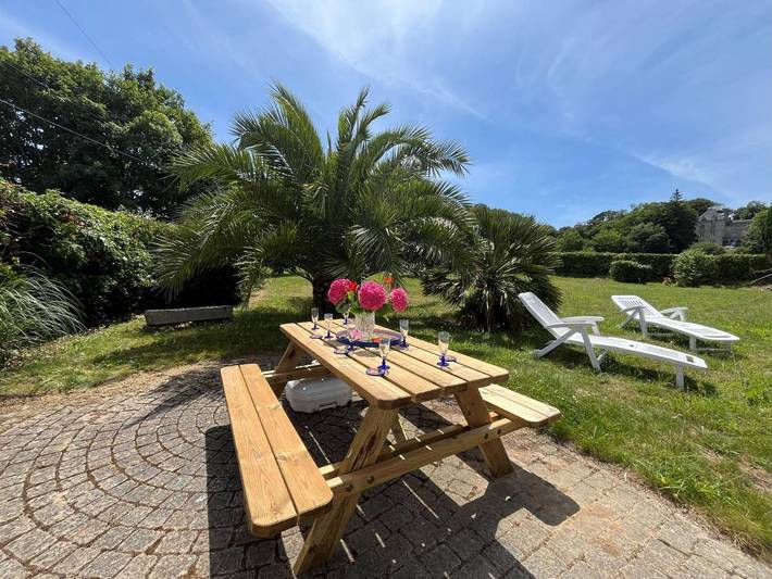 Location de vacances pour 8 personnes, avec vue et jardin dans Plage De Kersaliou - 3