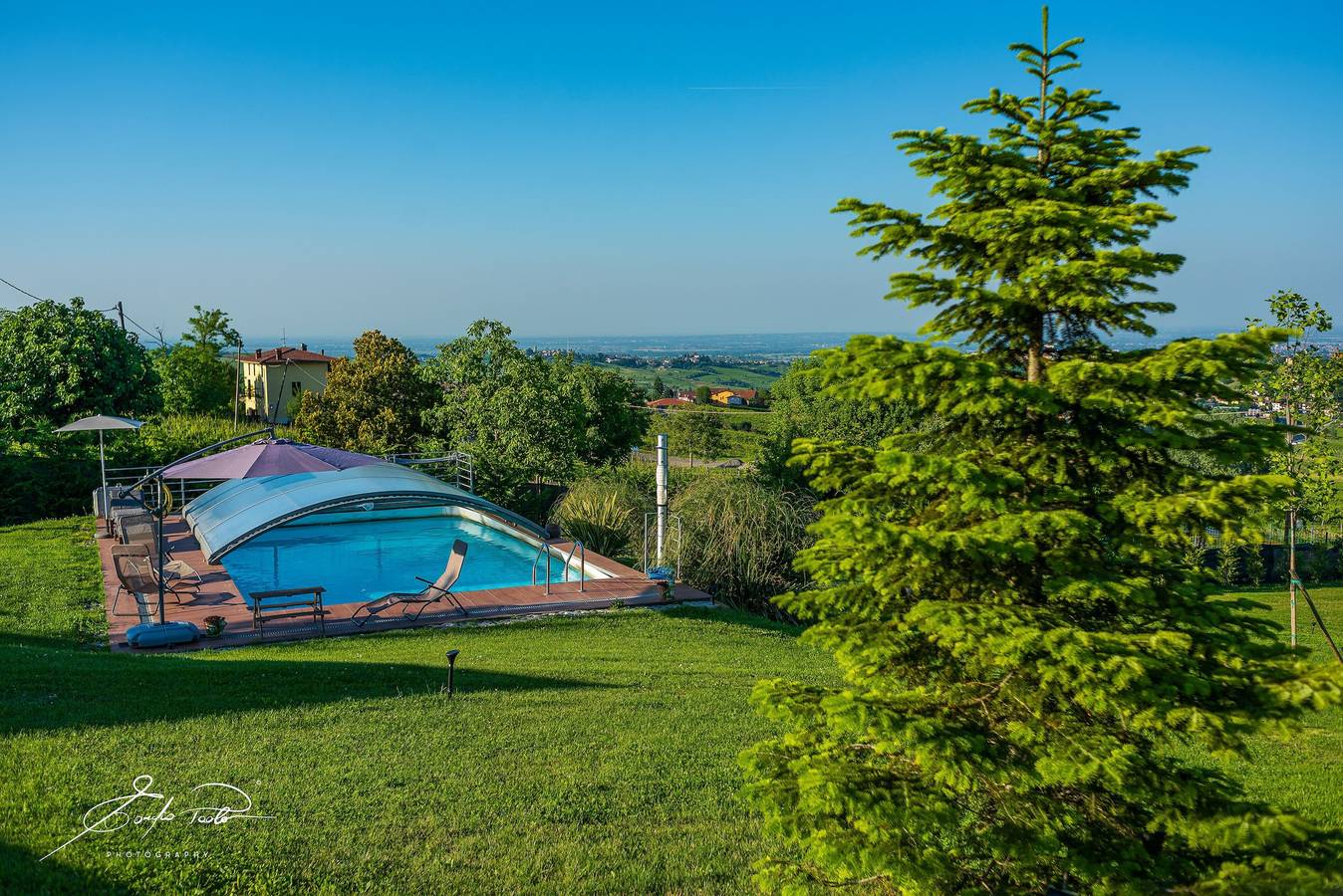 Villa 'Elios' con vista sulle montagne, Wi-Fi e aria condizionata in Santa Maria della Versa, Oltrepò Pavese